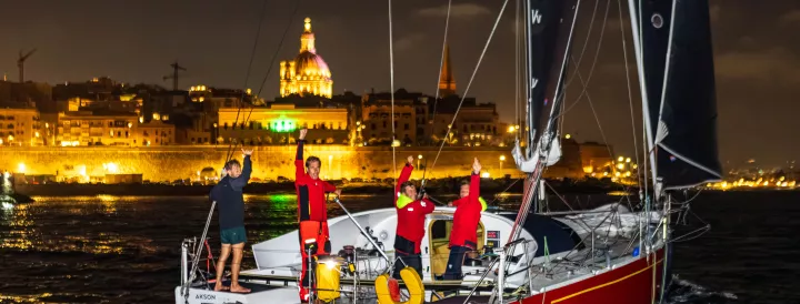 Victoire Slovène sur la Cannes Malta Race