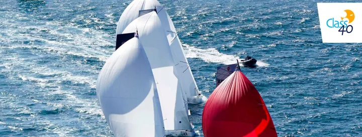22 Class40 au départ de la 40 Malouine Lamotte