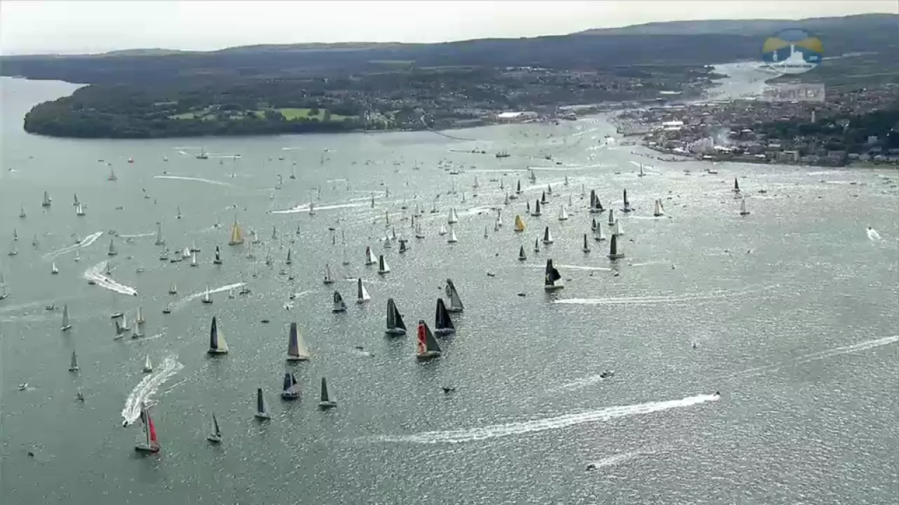 23 Class40 au départ de la Rolex Fastnet race!