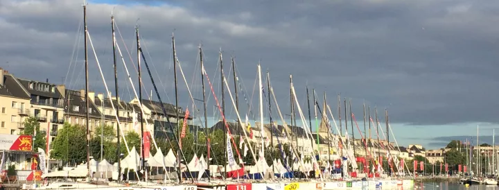 27 Class40 au départ de la Normandy Channel Race!