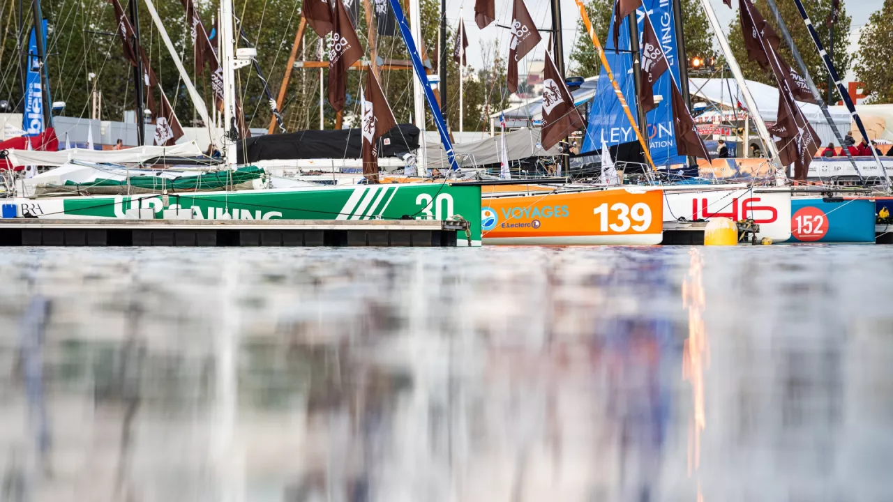 27 Class40 au départ de la Transat Jacques Vabre Normandie Le Havre