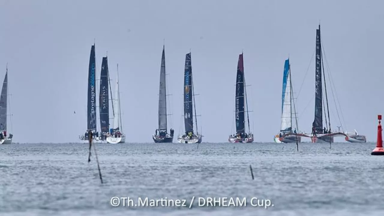 29 Class40 on the starting line of Drheam Cup destination Cotentin