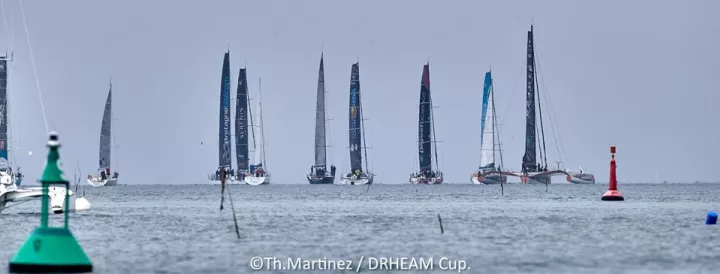 29 Class40 on the starting line of Drheam Cup destination Cotentin