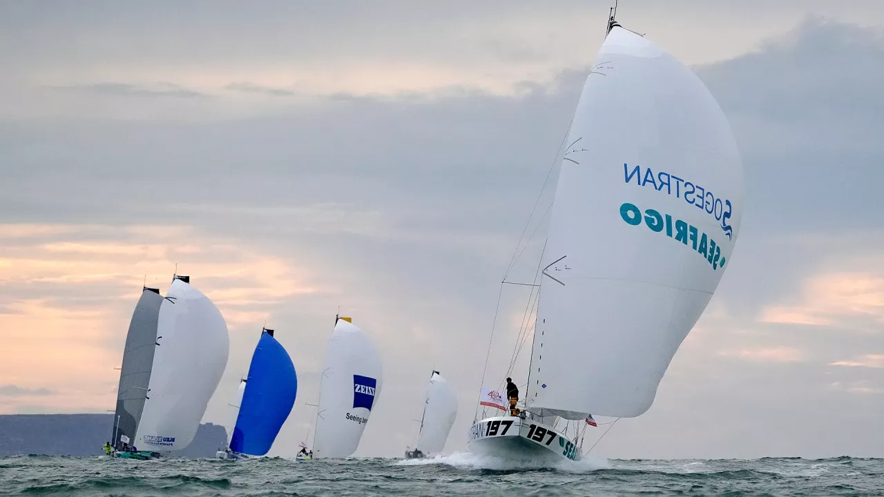 40 Malouine La Trinquette, C. Chateau et G. Pirouelle s'imposent au terme d'un sprint serré !