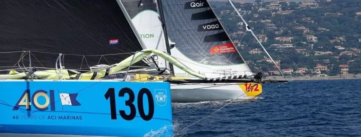 7 Class40 au départ de la Massillia Cup Offshore - Trophée Corsica Med