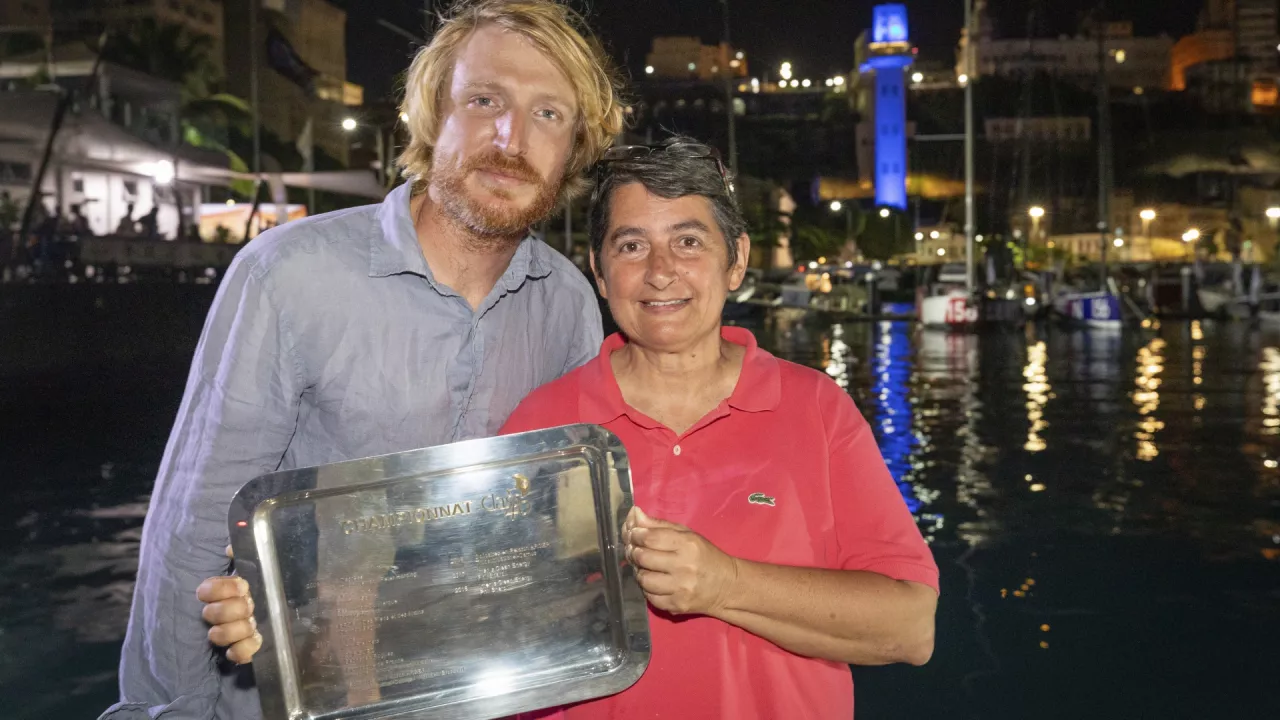 Catherine Pourre et Pietro Luciani remportent le championnat Class40 2019