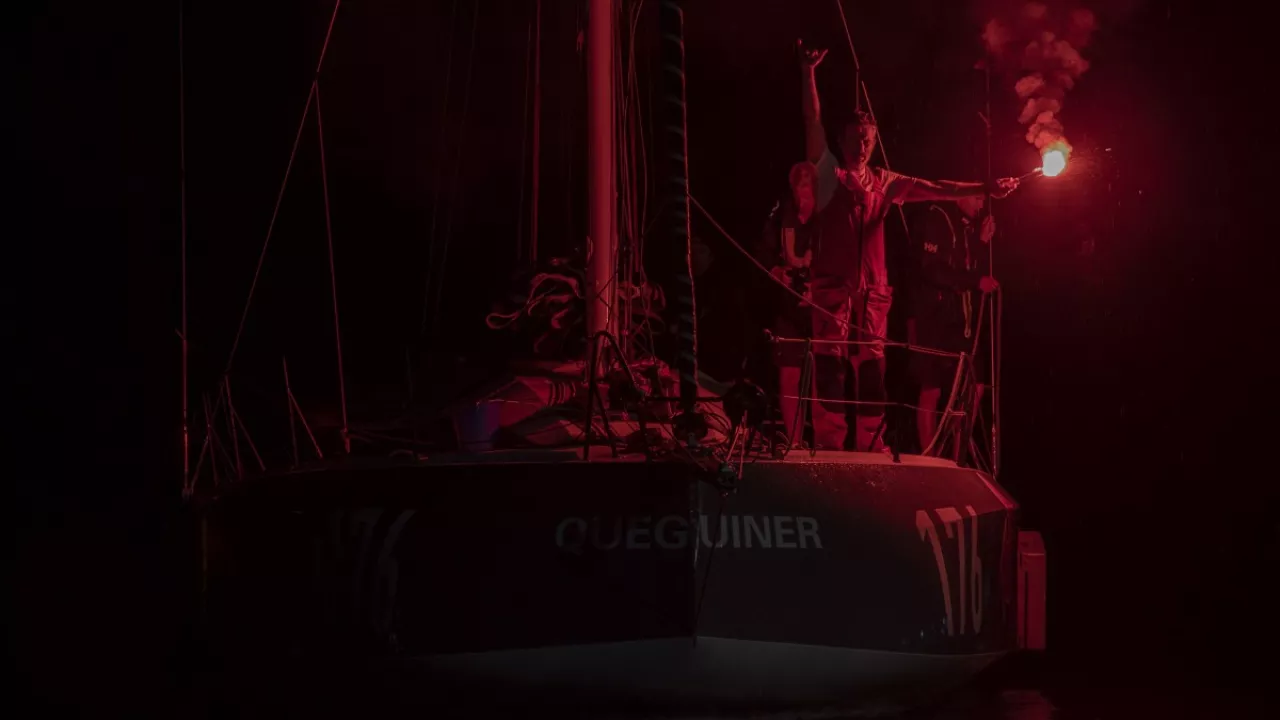 Corentin Douguet (Queguiner-Innoveo), third of the Route du Rhum
