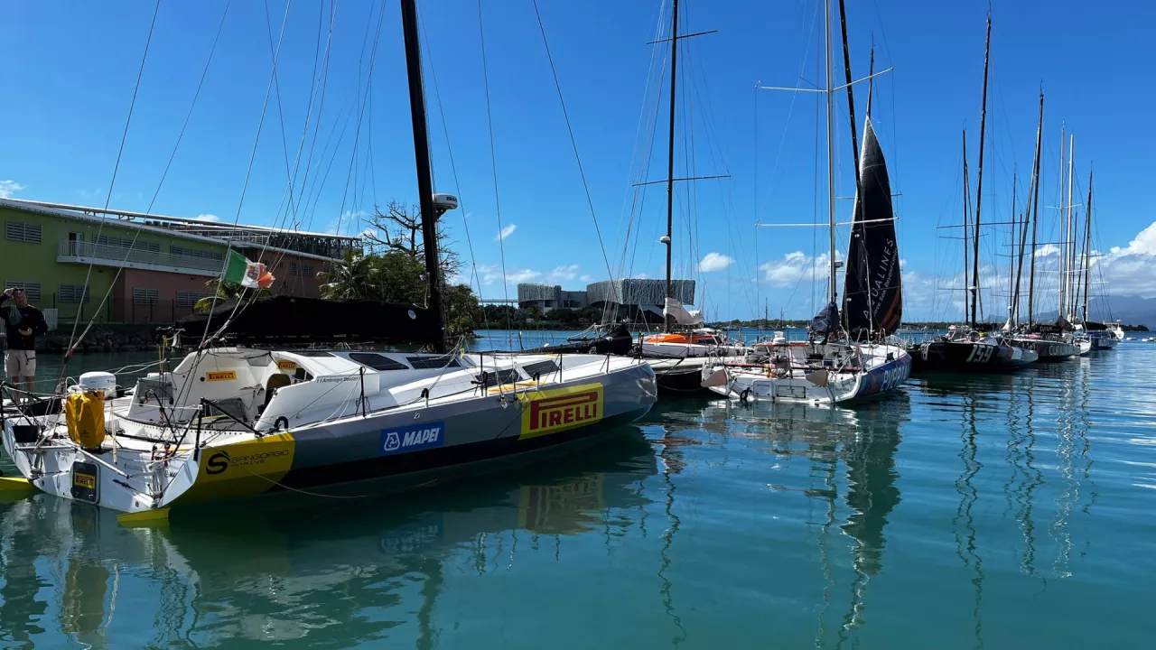 Défi Atlantique, at D-4, a departure village and training sessions