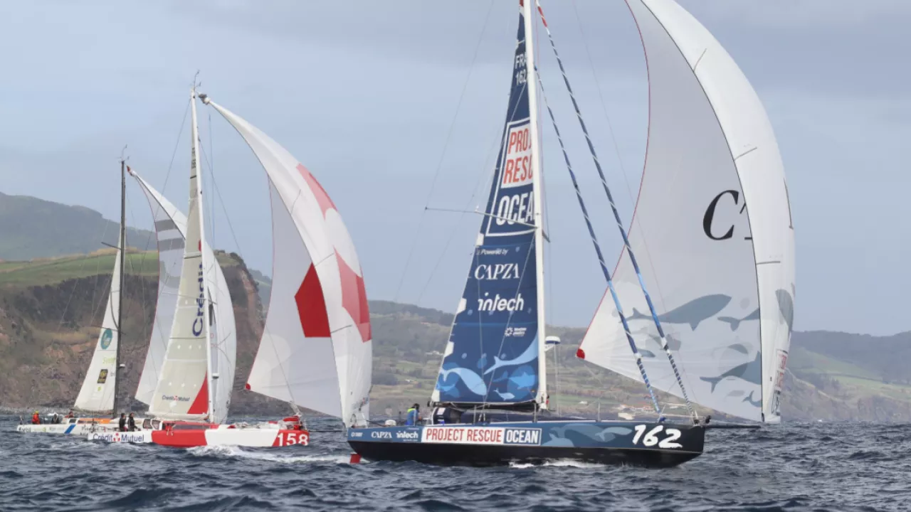 Défi Atlantique, start of the 2nd leg