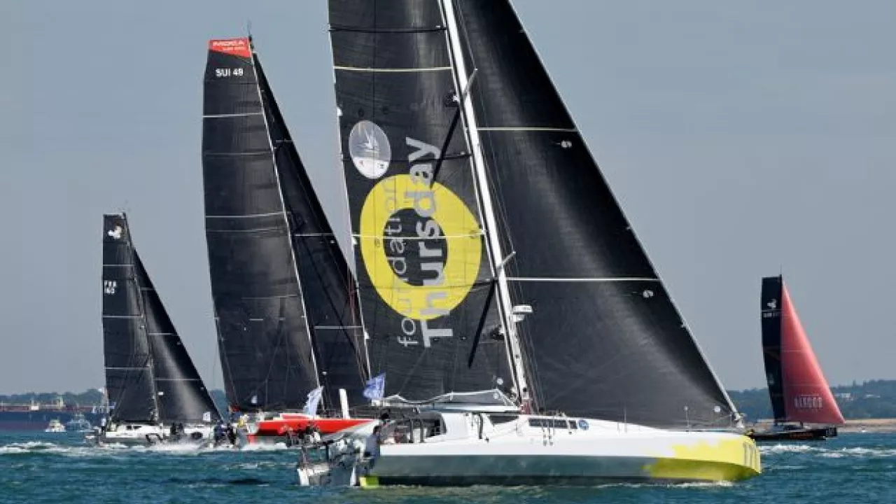 Start of the Sevenstar Round britain and Ireland Race