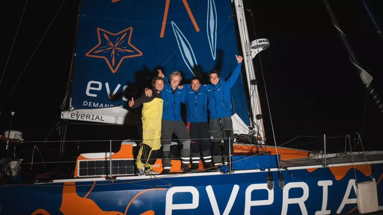 Everial (E. Le Draoulec) winner of the 50th Rolex Fastnet Race
