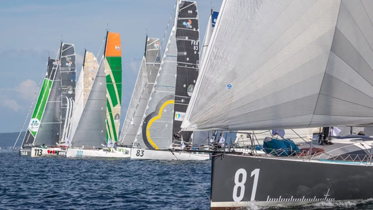 Victory for Imerys (#130) on the Normandy Channel Race!
