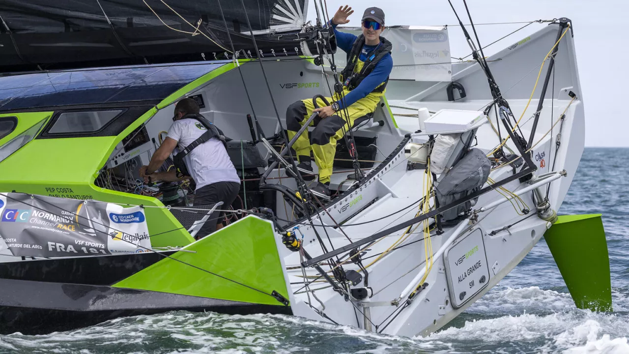 Pep Costa Remporte le Trophée Manche Atlantique Class40 2026