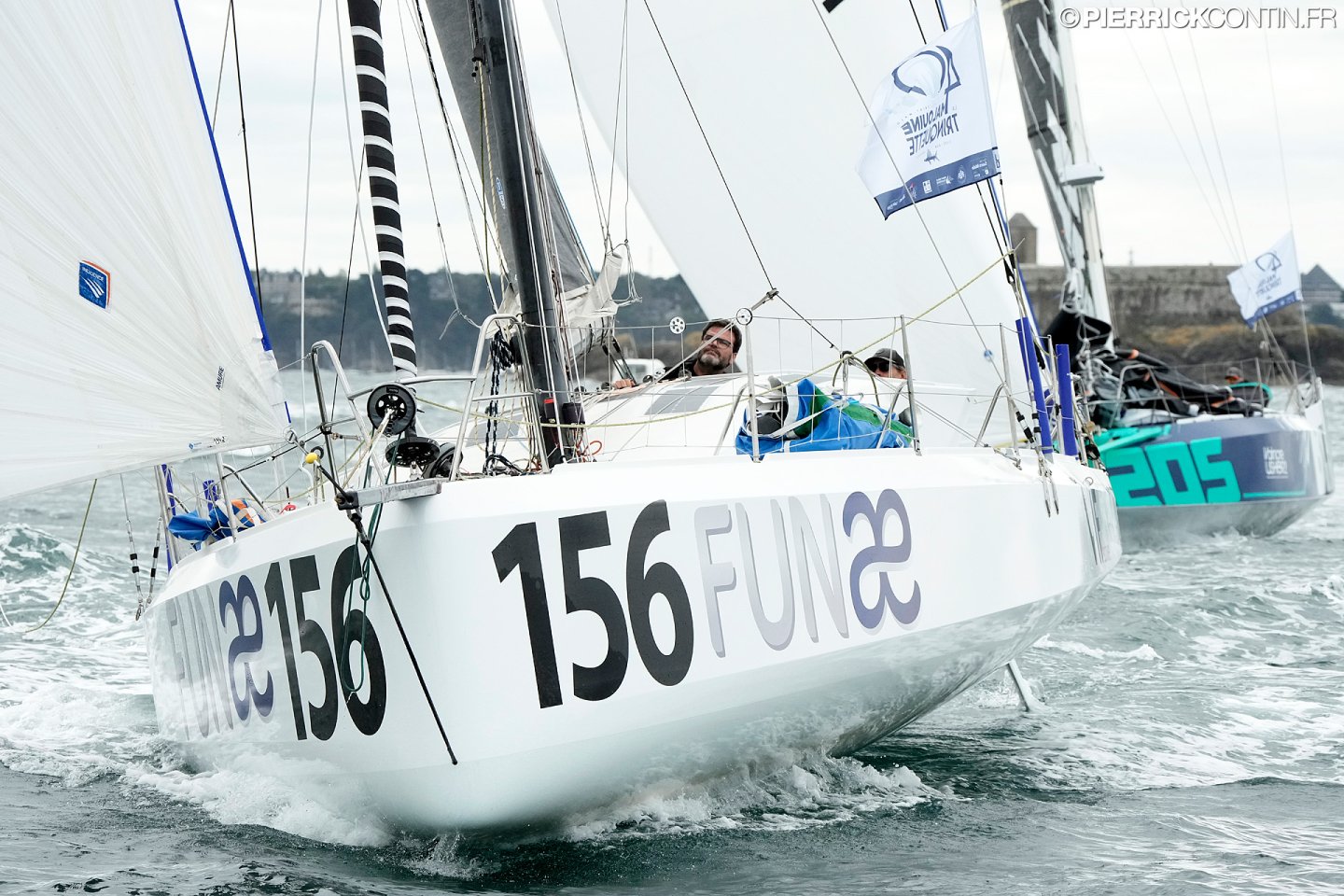 <strong>A superb fourth place for the Saint-Malo duo Féquet / Champanhac</strong>, racing aboard the pointy-bow <strong>156 Funae</strong>