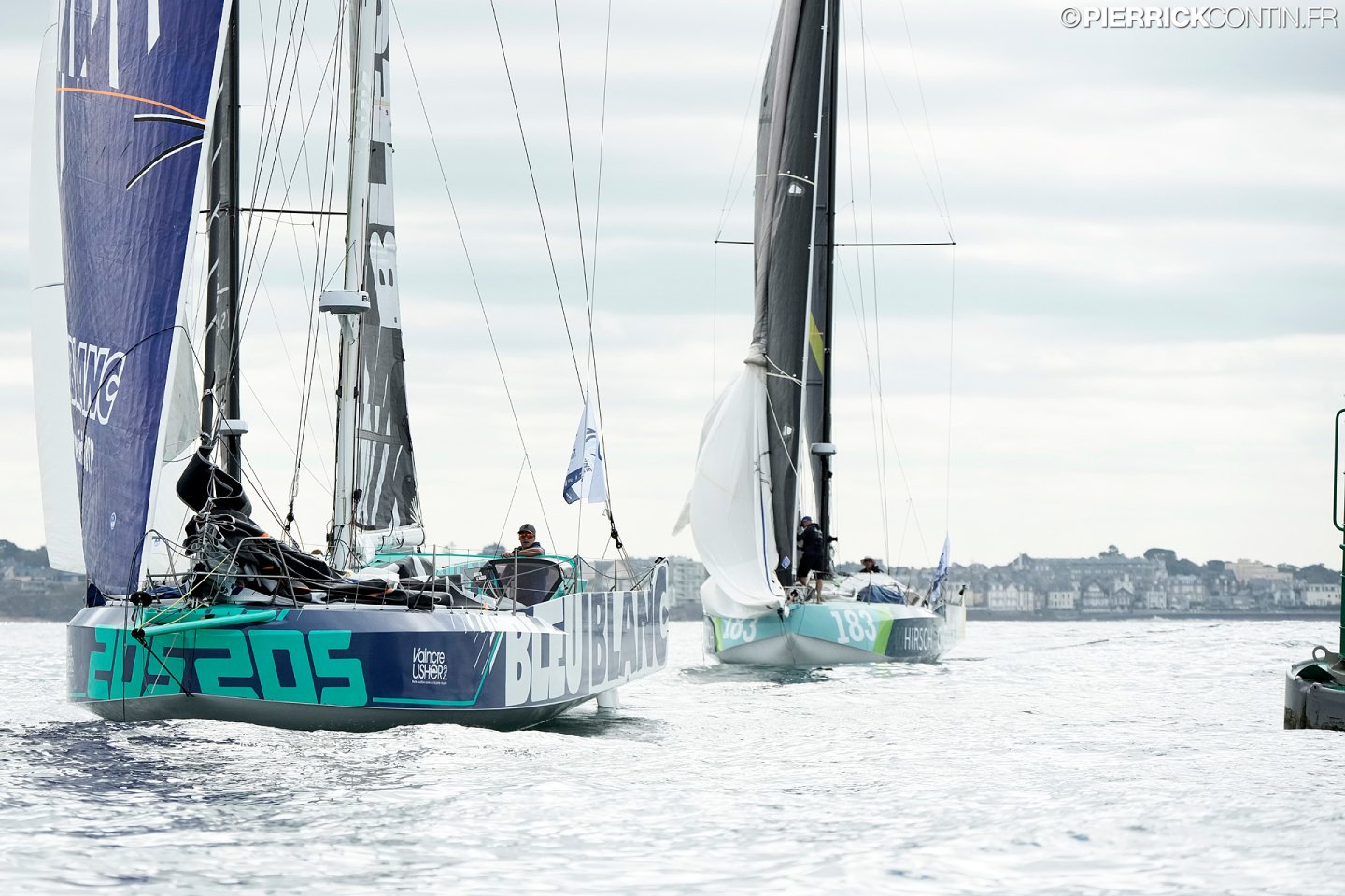 <strong>Second place in the 40 Malouine – La Trinquette offshore race:</strong> Quentin de Nabour and Thierry Chabagny aboard <strong>205 Bleu Blanc Planète Location</strong>
