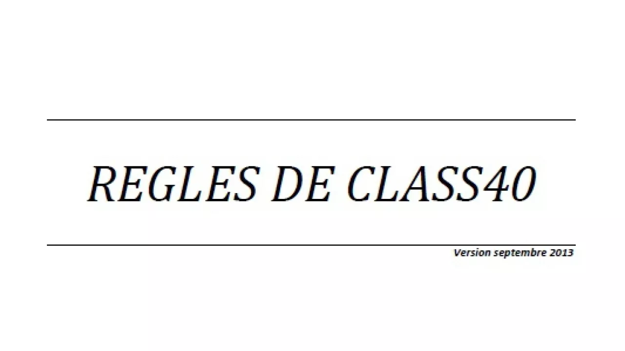 Règles de classe