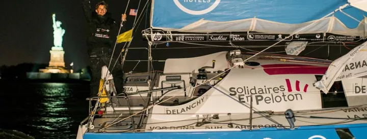 Thibaut Vauchel-Camus, vainqueur de The Transat bakerly!