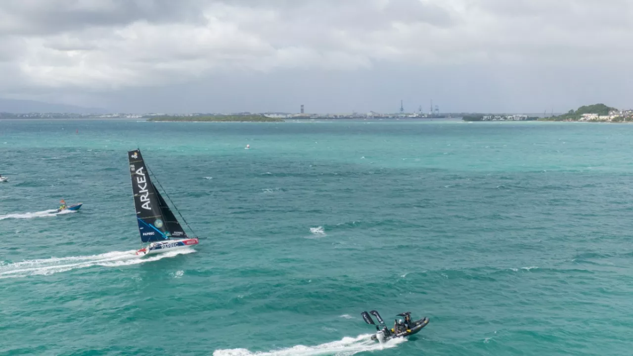 Yoann Richomme (Paprec Arkea), vainqueur de la Route du Rhum destination Guadeloupe