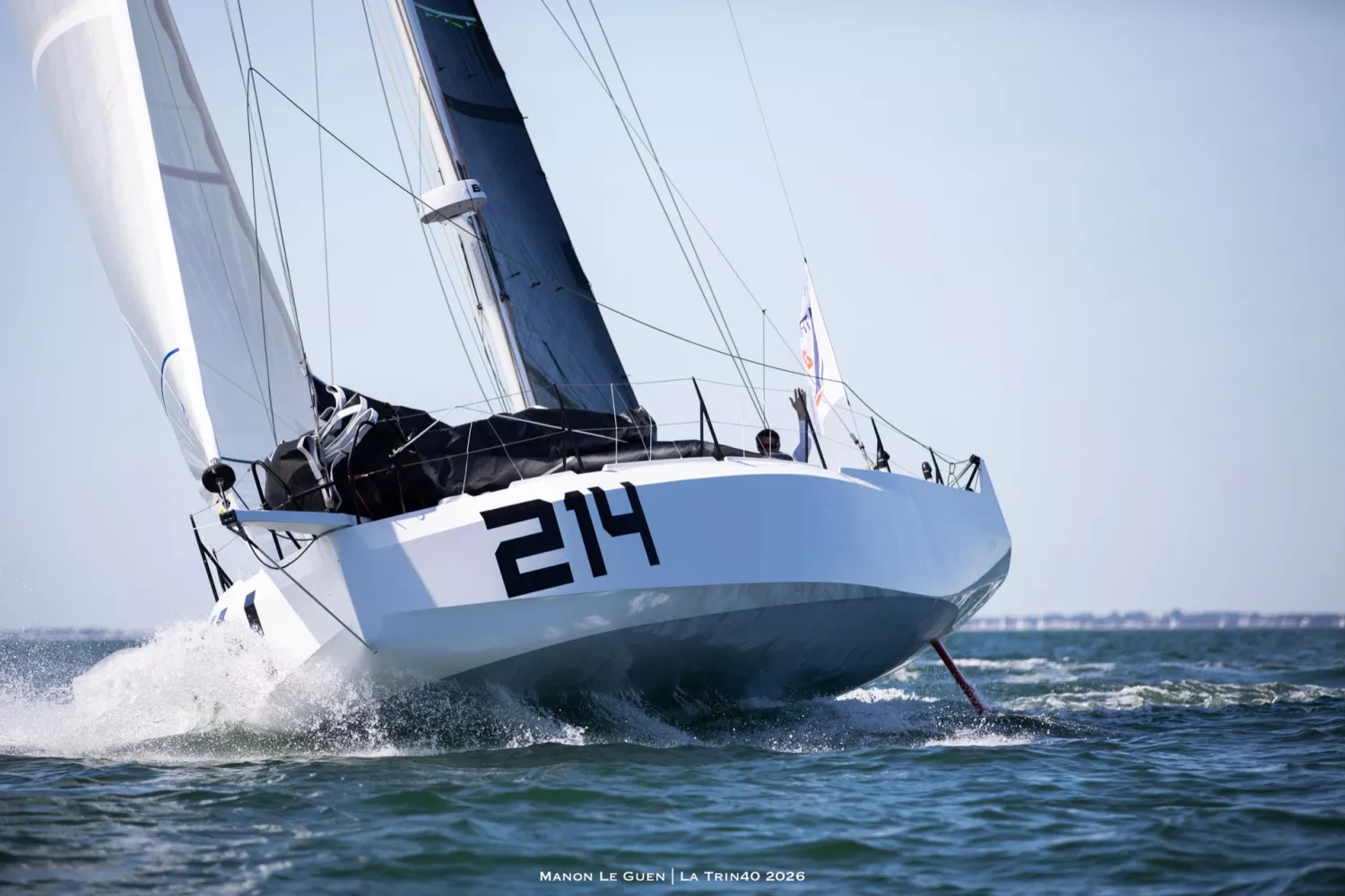 Les Class40 alignés au ponton
