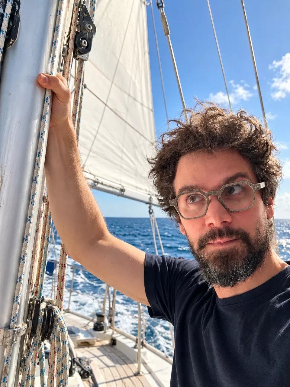 un skipper inconnu en tête