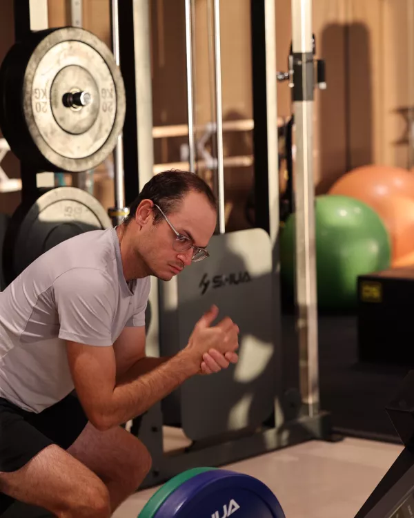 Final gym sessions before the Atlantic challenge