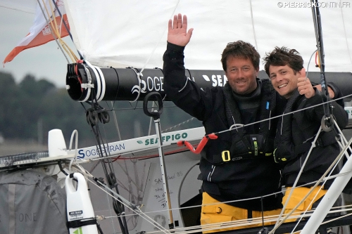 Guillaume Pirouelle et Cdric Chateau lors de la 40 Malouine - La Trinquette