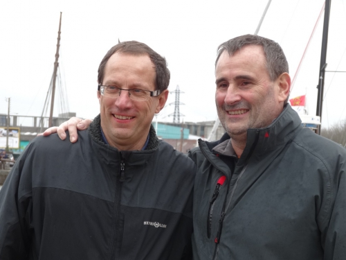 Olivier Roussey (gauche) et Philippe Burger (droite)