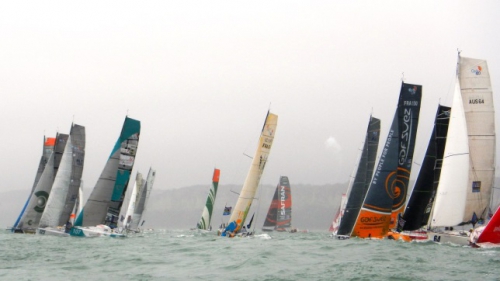 Start of the transat Jacques Vabre