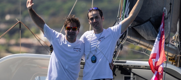 M Claveau et F Verdier Vainqueur de la PAPREC 600